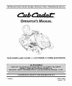 Cub Cadet Lawn Mower LTX1042KW-page_pdf